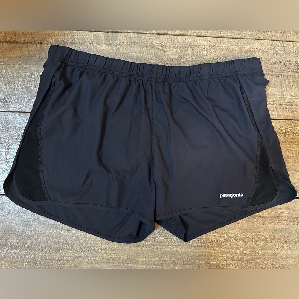 Patagonia Women’s Large Black Running Shorts 3”